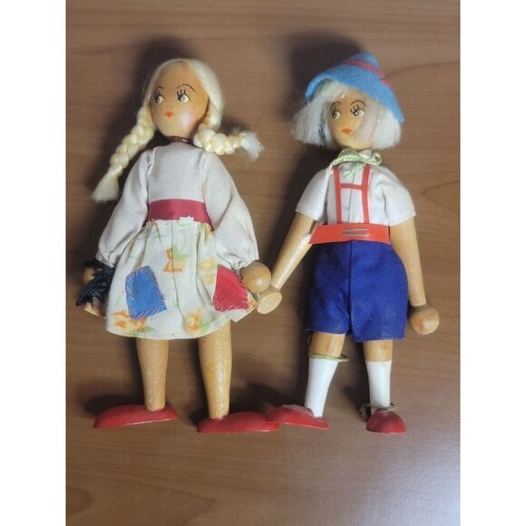 Vintage Peg Dolls #A44 - Picture 1 of 13